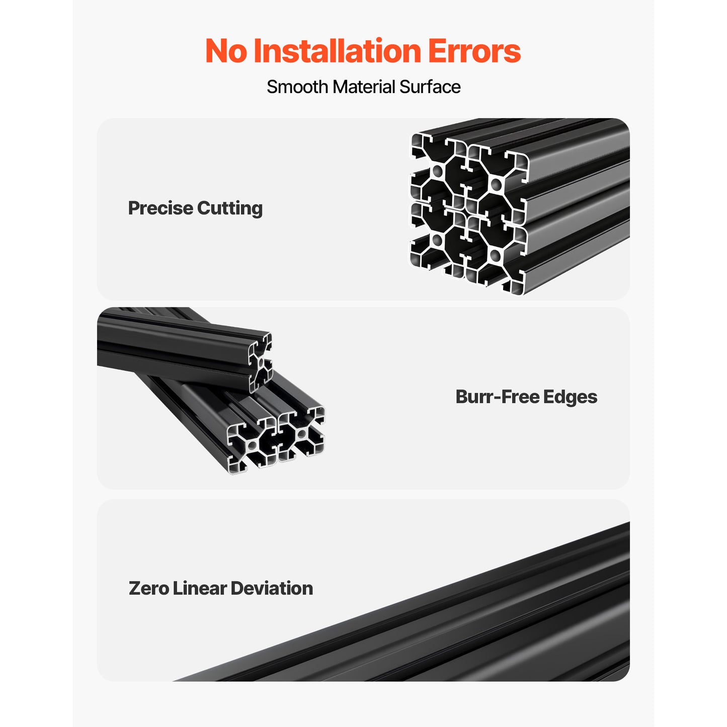 Aluminum Extrusion Profile 15.75 Inch T Slot Linear Rail for 3D Printer CNC DIY