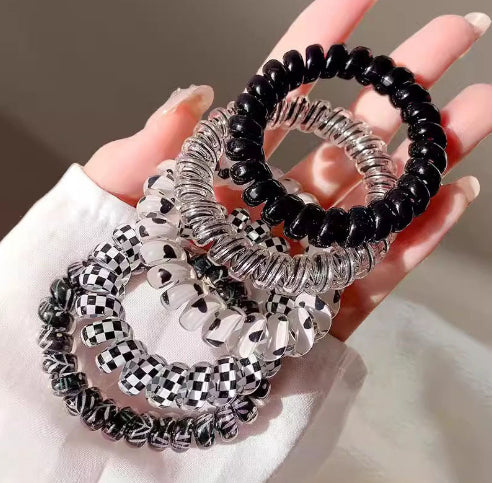 Telephone Line Hair Band - Geometric Style, Colorful Women's Hair Accessories