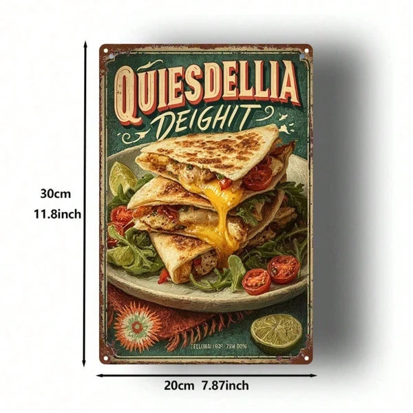 Metal Tin Wall Sign - 20 cm x 20 cm Decorative Art