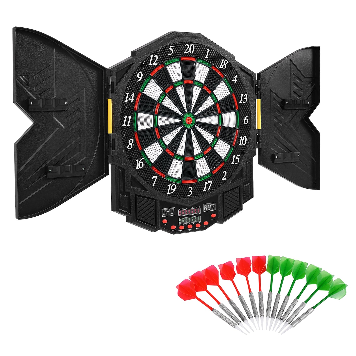 Electronic Dartboard Set with LCD Display - 12 Soft Tip Darts