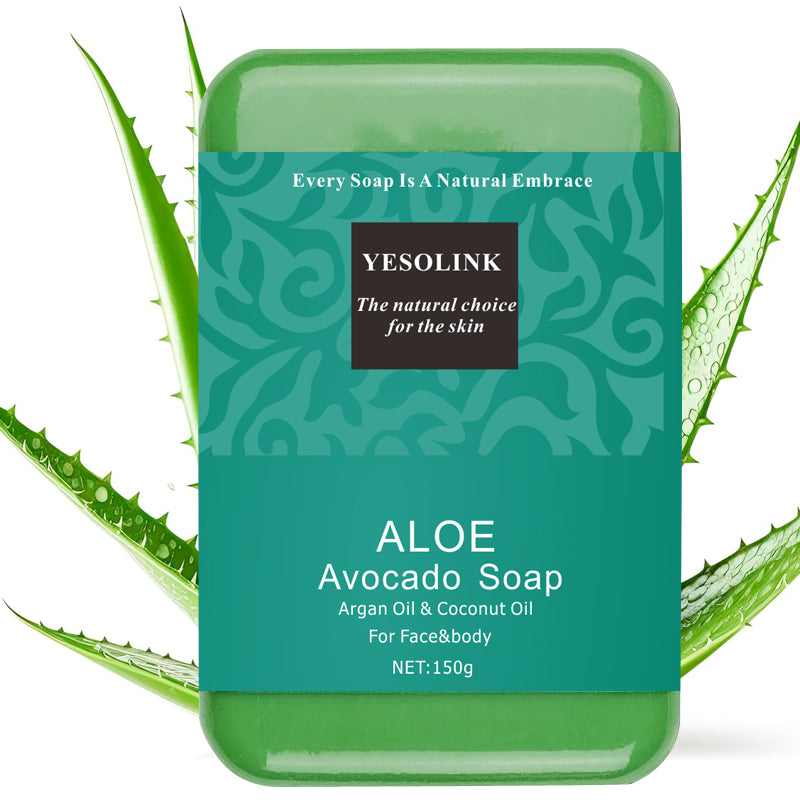 150g Aloe Vera Body Soap with Essential Oil for Skin Care