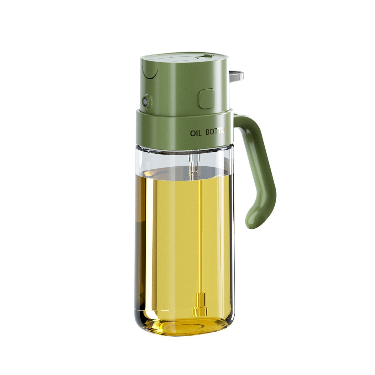 Large Capacity Glass Oil Dispenser Spray Bottle Dual-Use Kitchen Storage