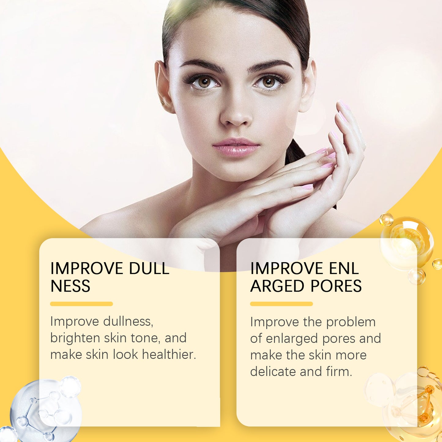 Vitamin C Brightening Face Serum - Dark Spot Corrector & Hydrating Essence