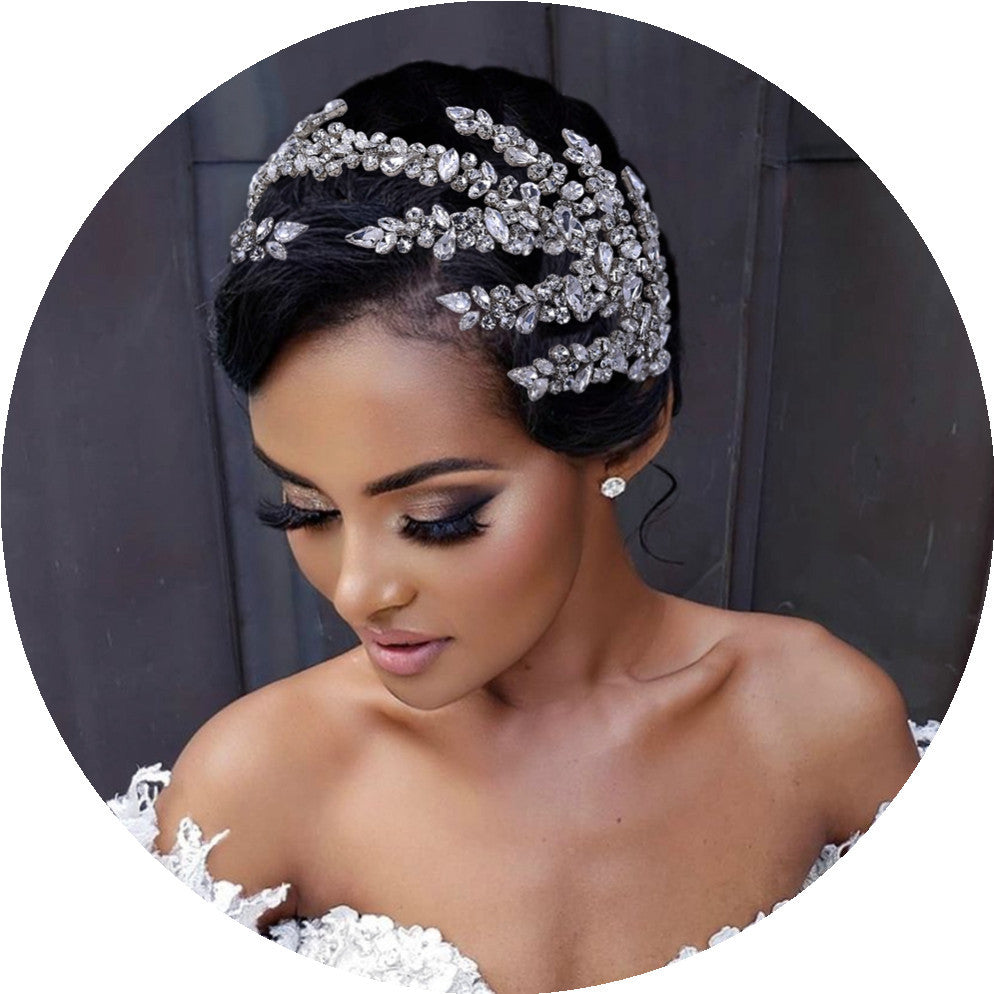 Crystal Beaded Bridal Headband