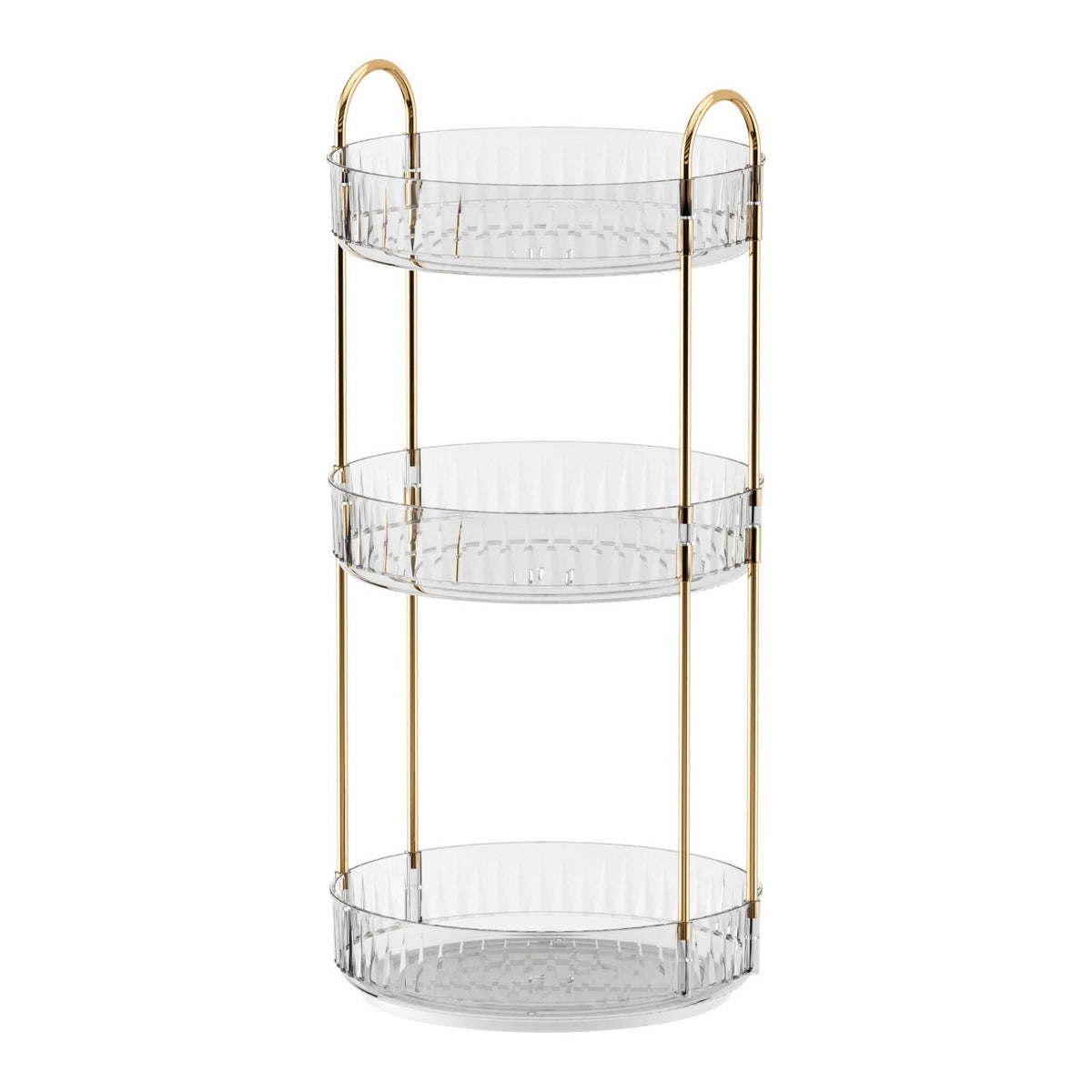 Desktop Vanity Makeup and Skincare Organizer Rack with Multi-Tier Storage