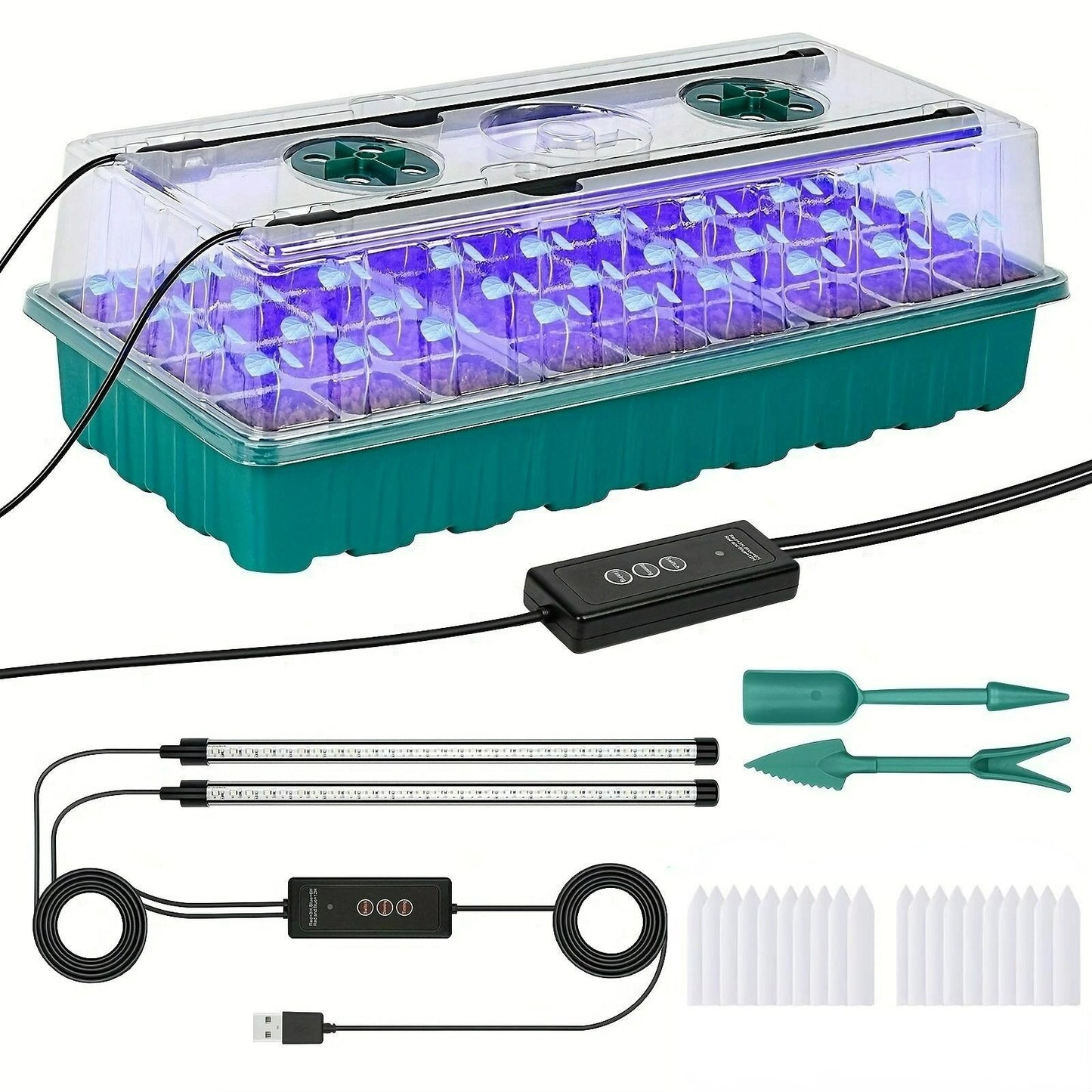Digital Display Controller for Seedling Growth Scheduling