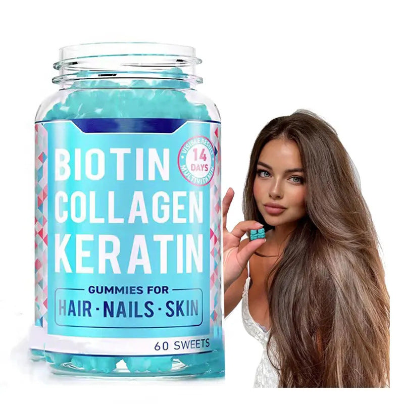 Biotin Collagen Skin & Nail Soft Candy Supplement