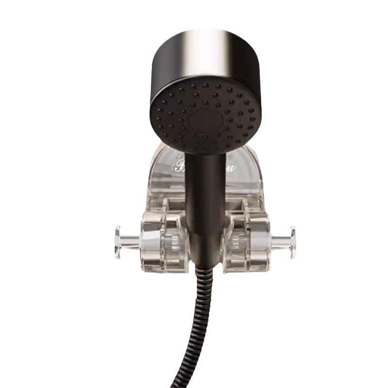Universal Shower Head Bracket Adjustable Punch-Free Wall Mount for Bathroom