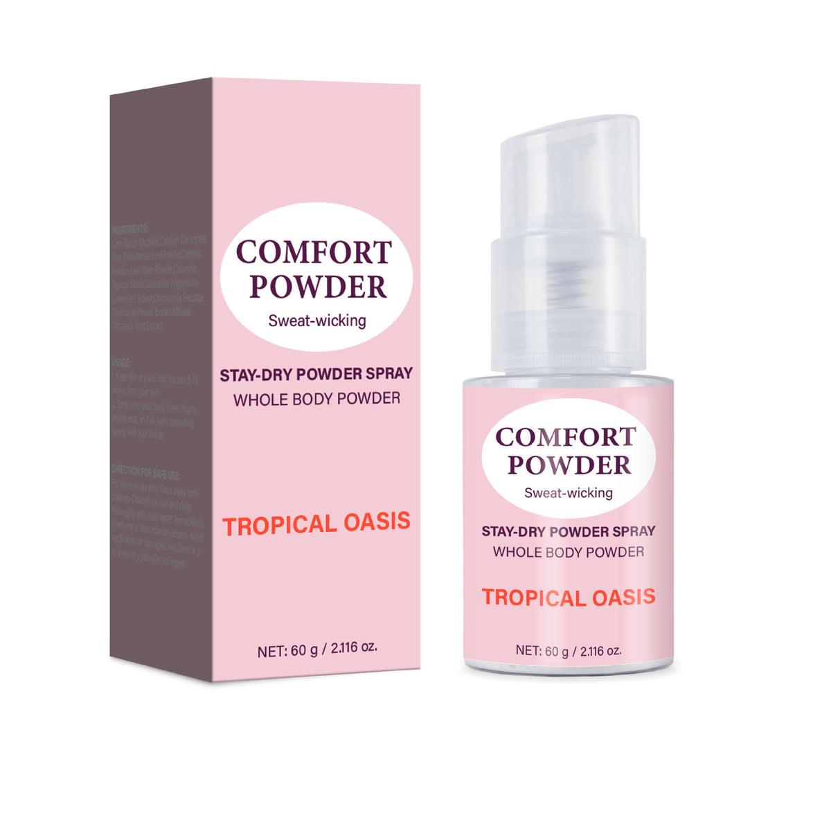 Body Powder 60g Neutral Packaging for Skin Care - General Use
