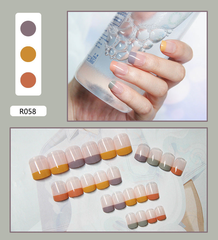 Fake Nail Art Patches - Wearable Nail Decorations for DIY Manicure