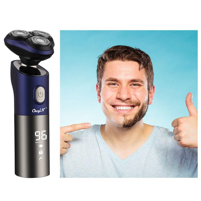 Rechargeable Electric Razor for Whole Body Grooming with LCD Display