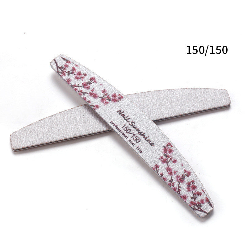 Sand Flower Nail File Set for Manicure and Nail Polishing - Multiple Colors