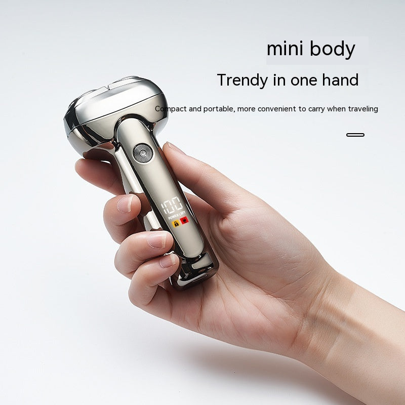 Rechargeable Electric Shaver for Men - Portable Brushless Razor