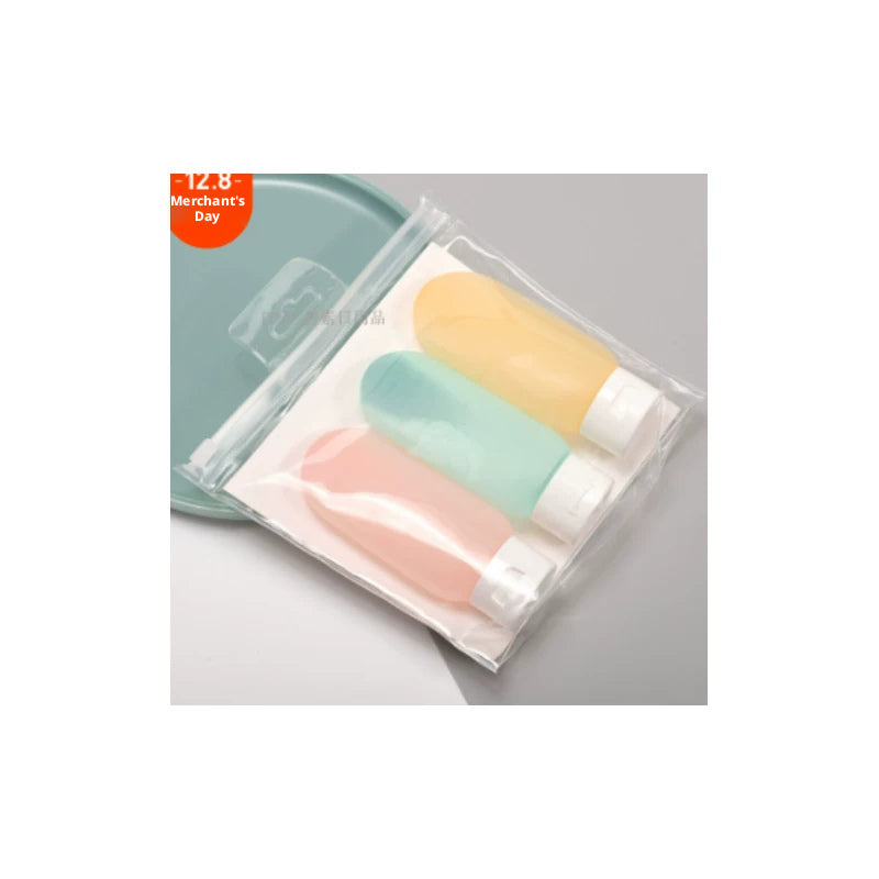 Travel Sub-Packaging Bottles 60ml Macaron Color Pack of 3