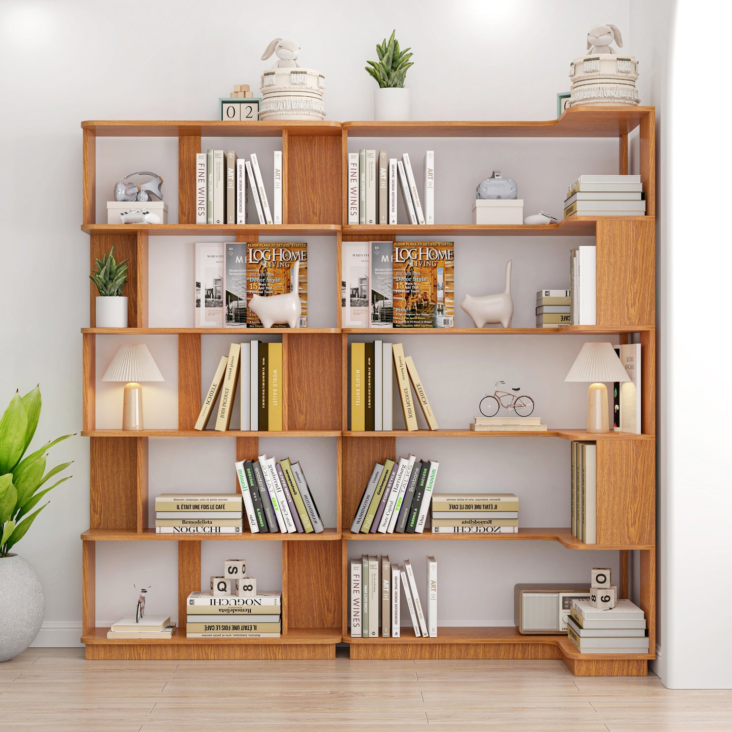 90 Cm Space Saving Corner Bookshelf 80 Bookcase Extendable Free