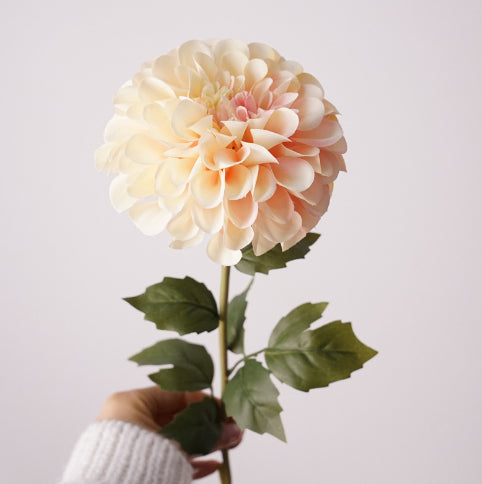 Double-Flowered Artificial Dahlia Flower for Wedding & Garden Decor