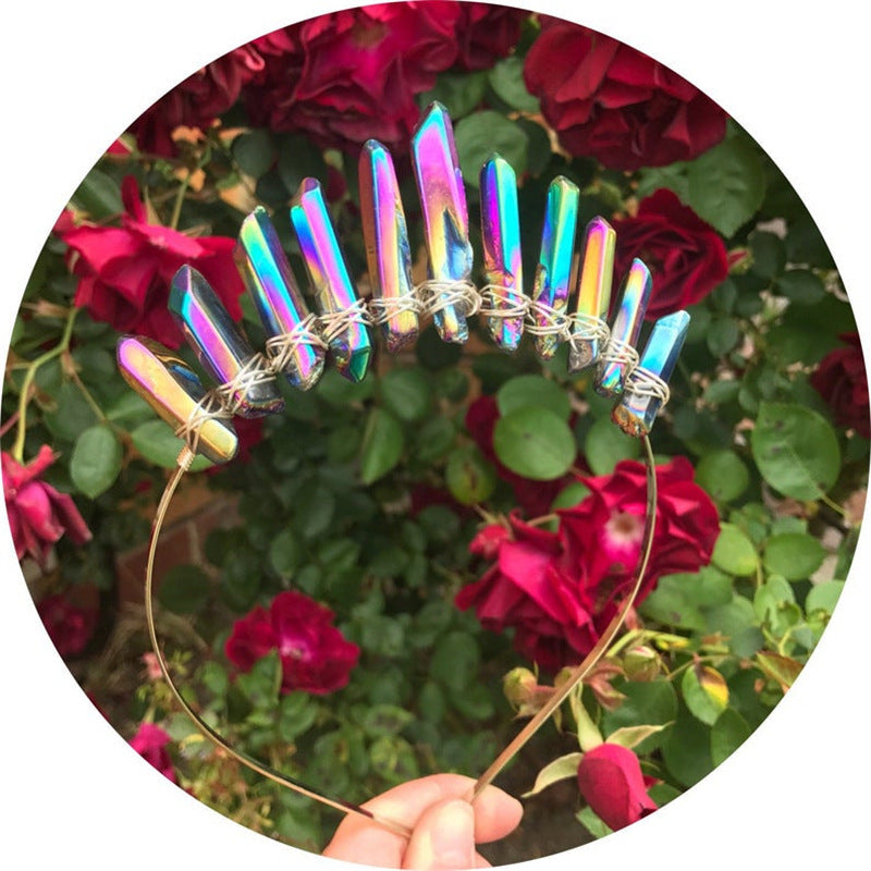 Handmade Crystal Hair Hoop Headband