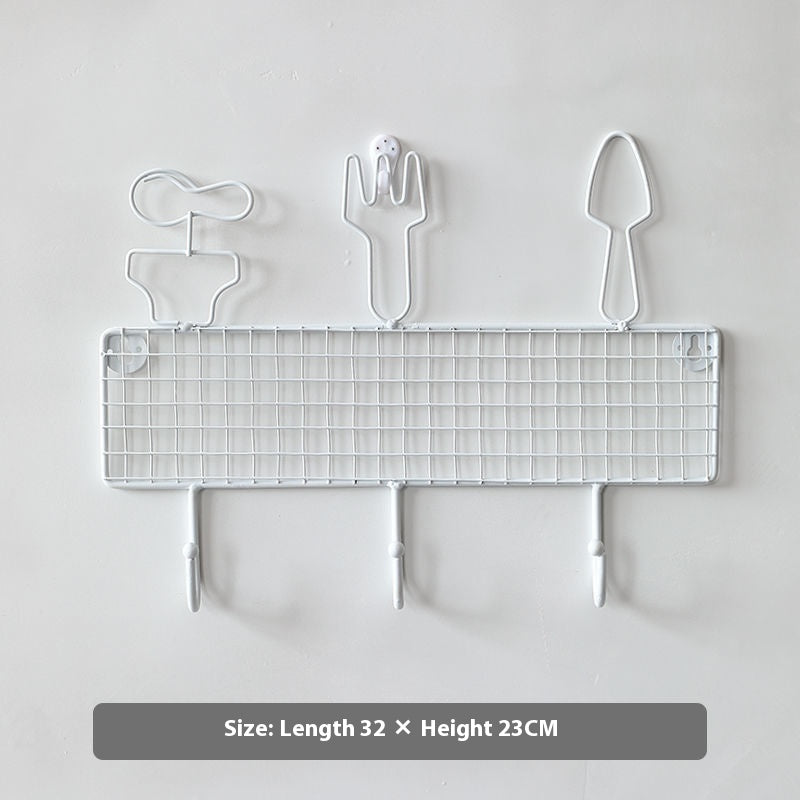 Wall Door Key Hook Rack Organizer for Hallway Bedroom Entryway