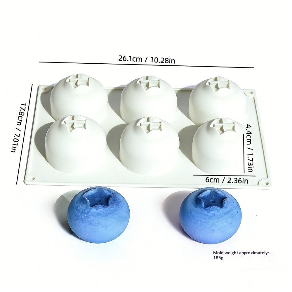 Silicone Fruit Candle Mold for Baking and Crafting - Assorted Shapes & Sizes