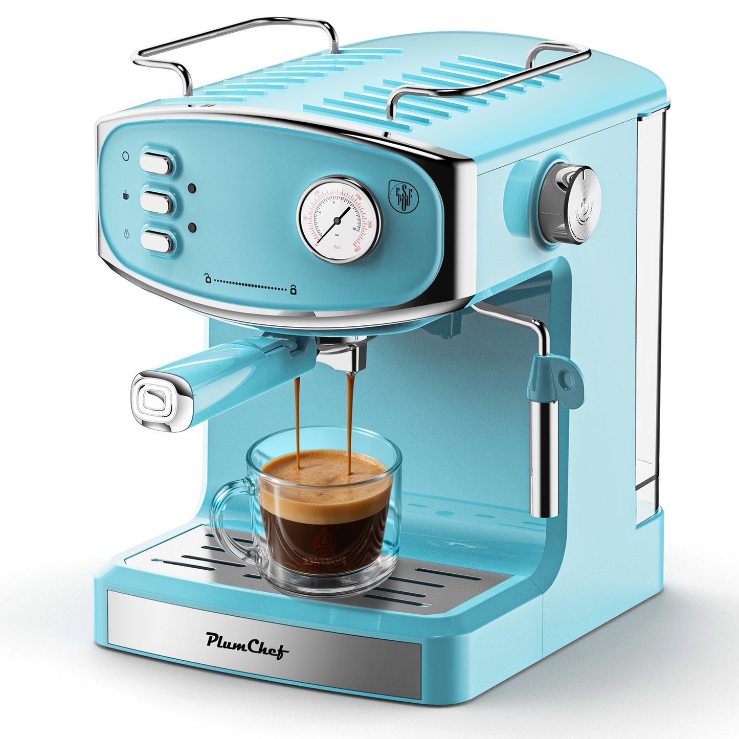 20 Bar Espresso Machine - Professional Compact Maker with Milk Frother