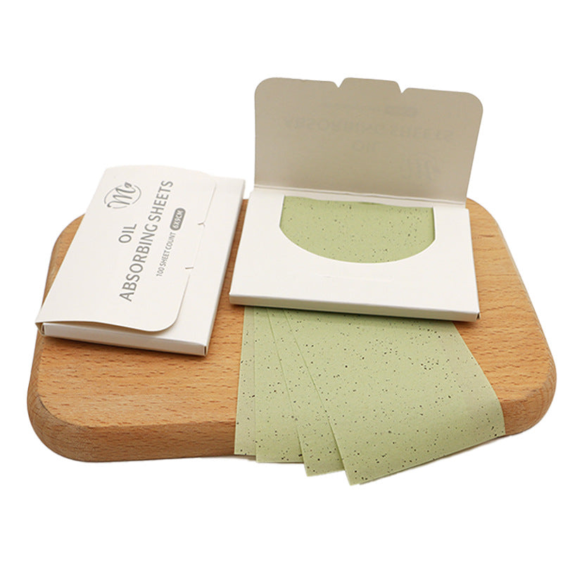 Oil-Absorbing Facial Sheets 100 Pieces for Oily Skin Summer Refresh