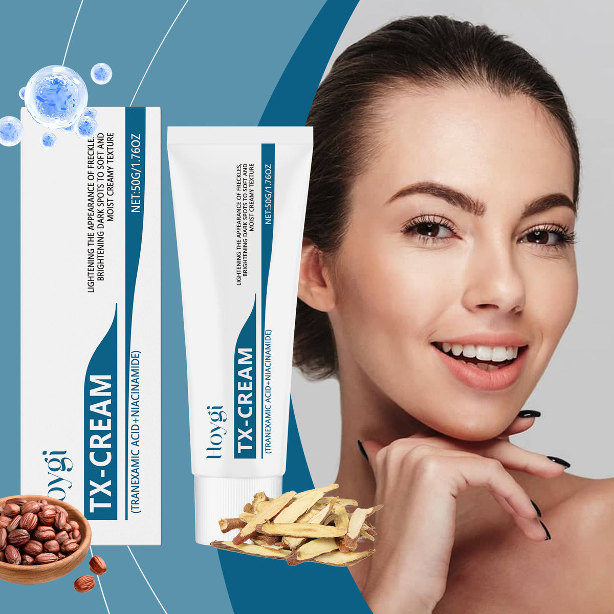 Delicate Skin Repair Face Cream with Hyaluronic & Jojoba Oil - 50g