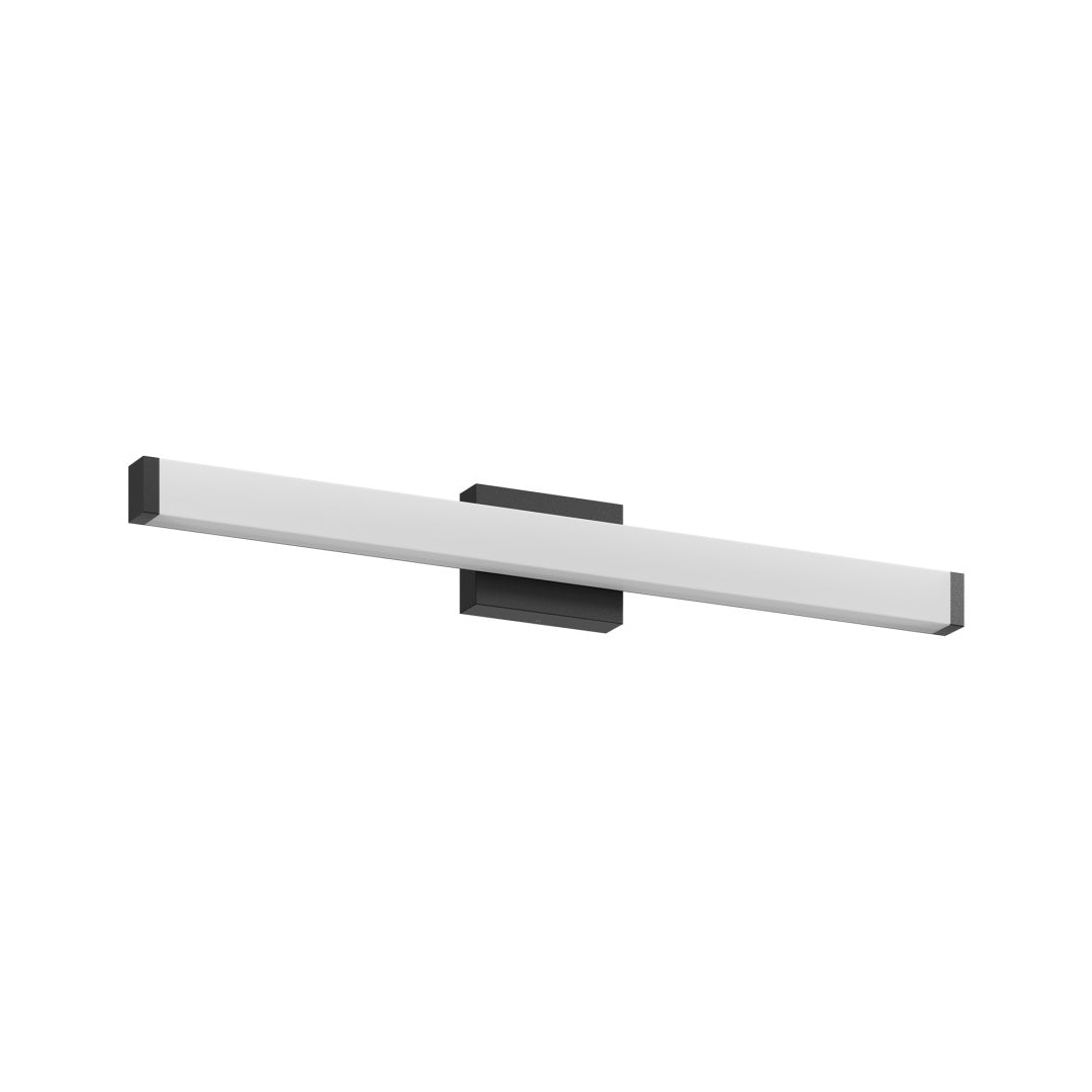 Modern Black Bathroom Vanity Light - 33 Inch LED Fixture