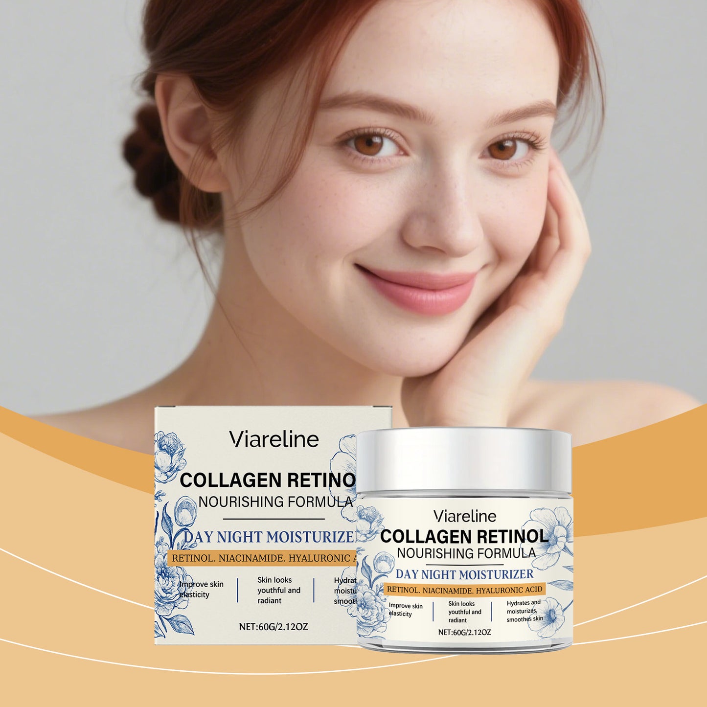 Retinol Moisturizing Face Cream - Firming & Hydrating Facial Skin Care