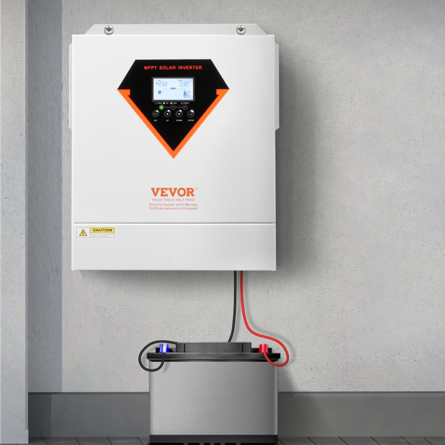 3500W Hybrid Solar Inverter Charger with MPPT Controller 220/230V - White