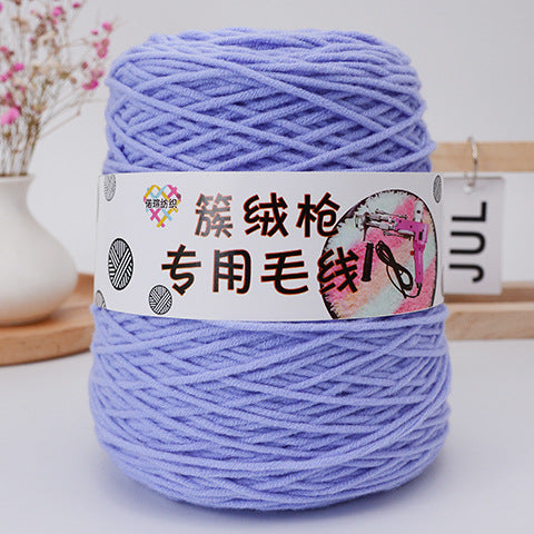 Handmade Wool Tufting Yarn for DIY Carpet Crafting – Long-Staple Cotton Wool