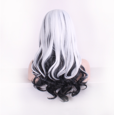 Big Wavy Curly Multicolor Cosplay Wig for Women - Synthetic Hair