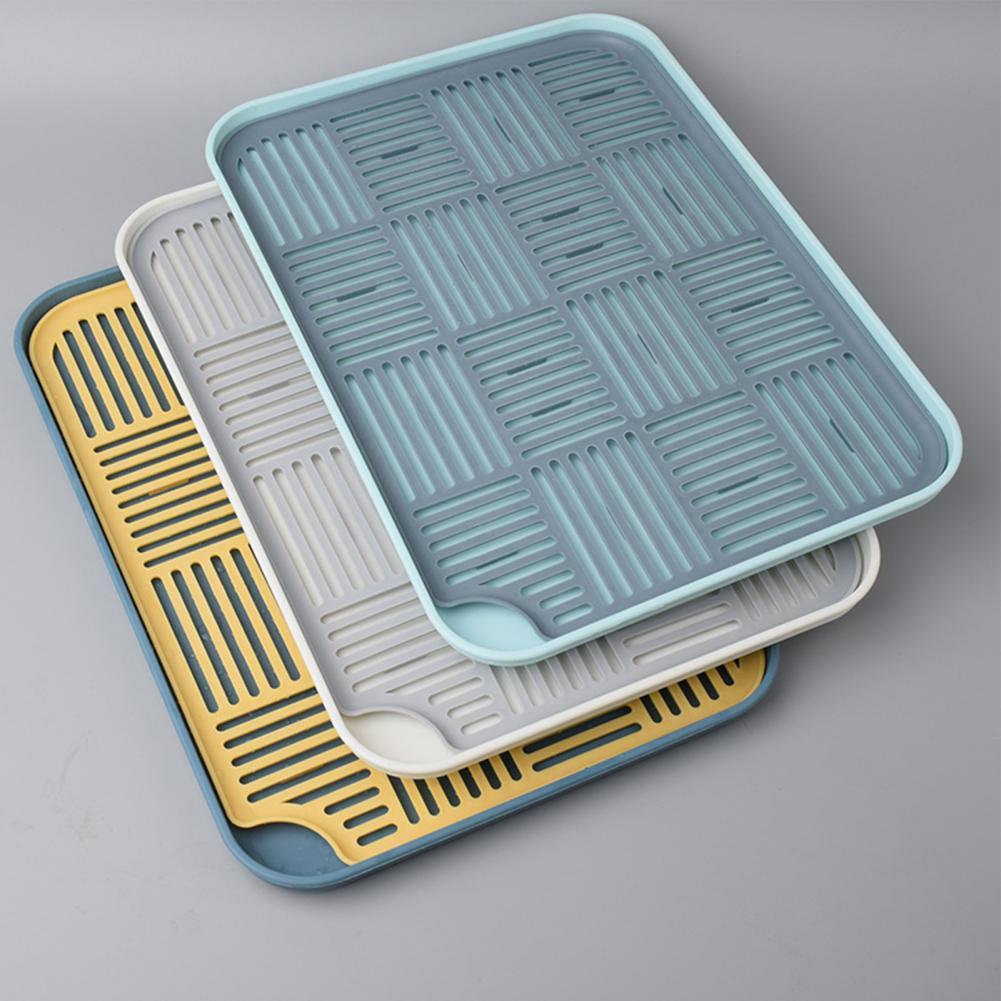 Double-Layer Portable Fruit Tray with Removable Grid for Kitchen and Dining