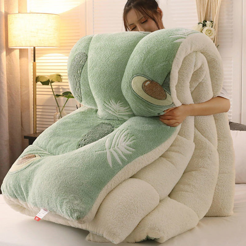Winter Thick Quilt Set - Single, Double & King Sizes with Lamb Velvet Cover