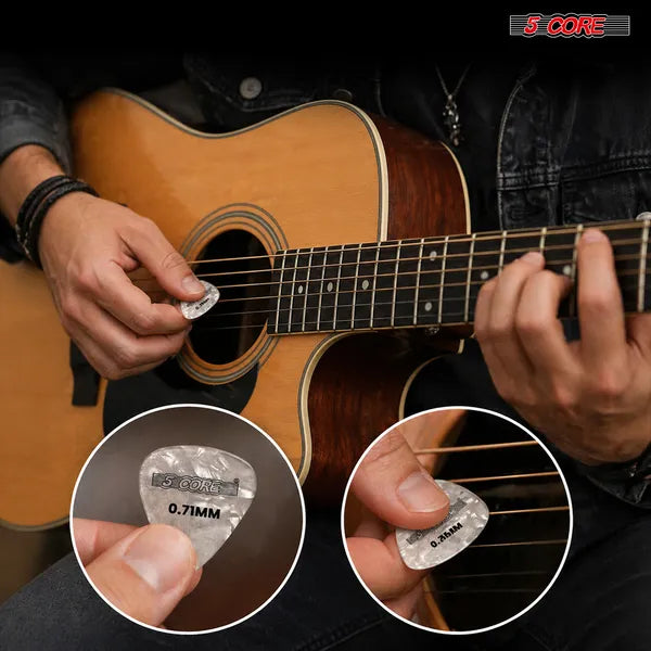 Guitar Picks Variety Pack - Light, Medium, Heavy, Extra Heavy
