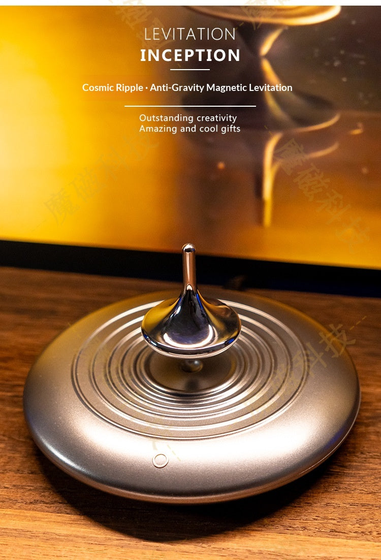 Fingertip Metal Magnetic Levitation Gyroscope - Modern Desk Toy