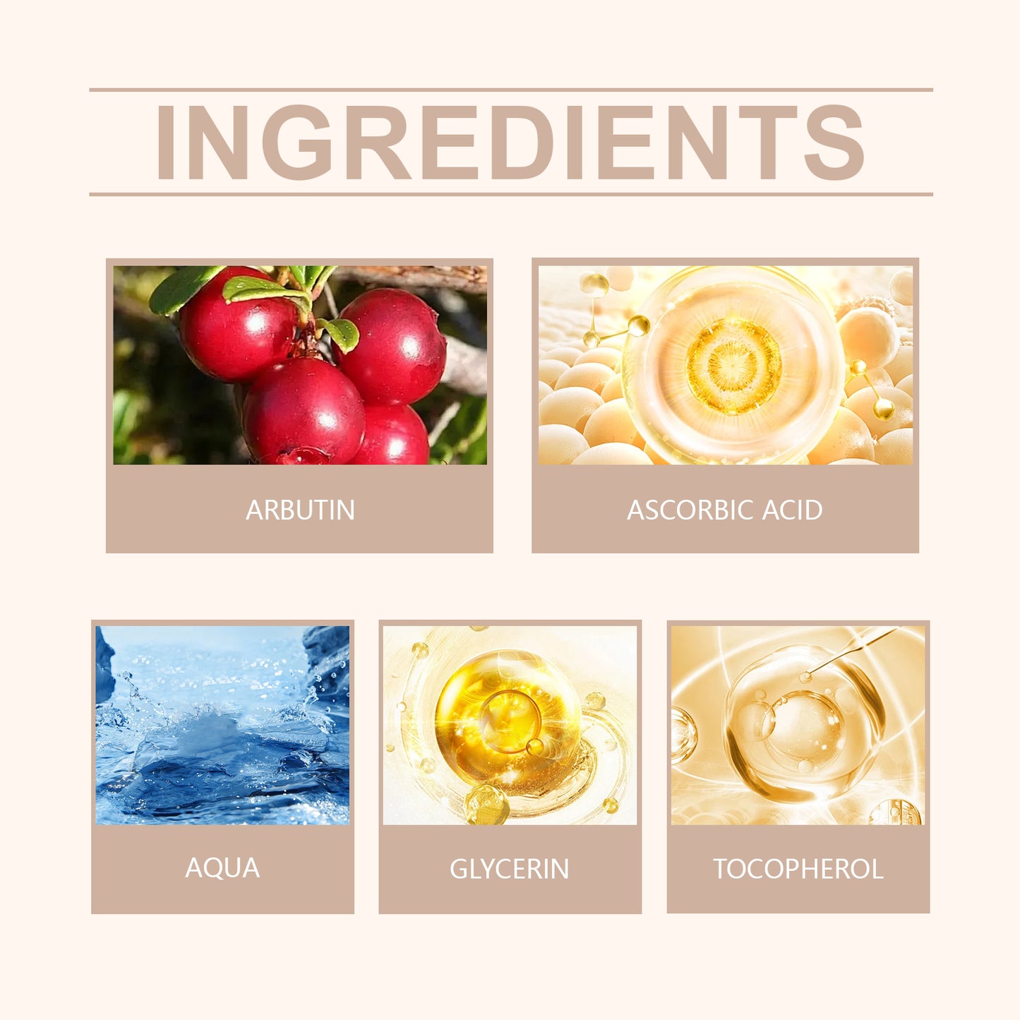 Brightening Whitening Face Cream with Vitamin E and Glycerin - 50g