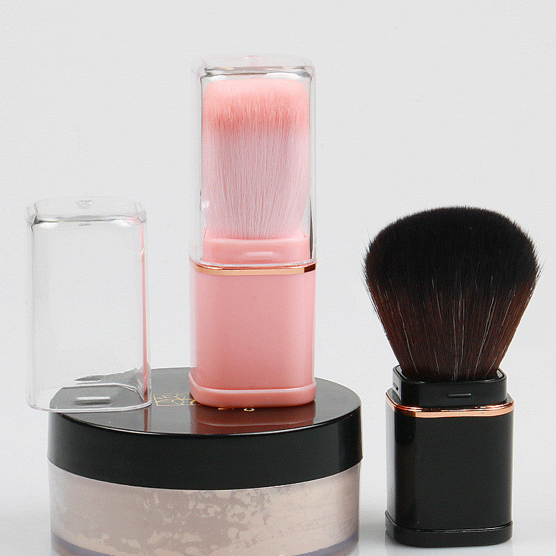 Portable Retractable Makeup Brush - Single Head Powder Blusher Brush