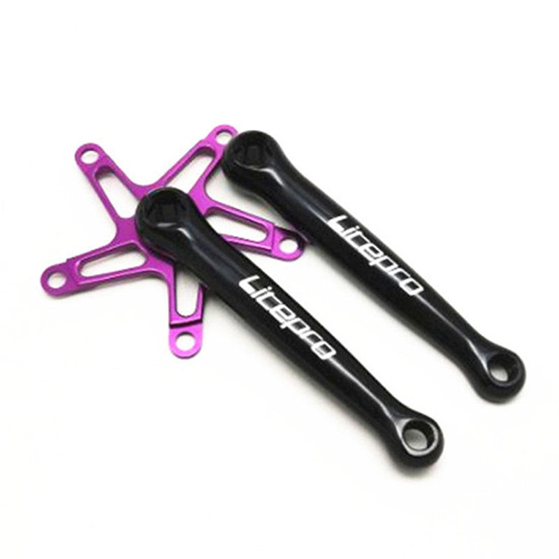 Ultra-Light Folding Bicycle Crankset - Square Hole Aluminum Alloy Bike Part