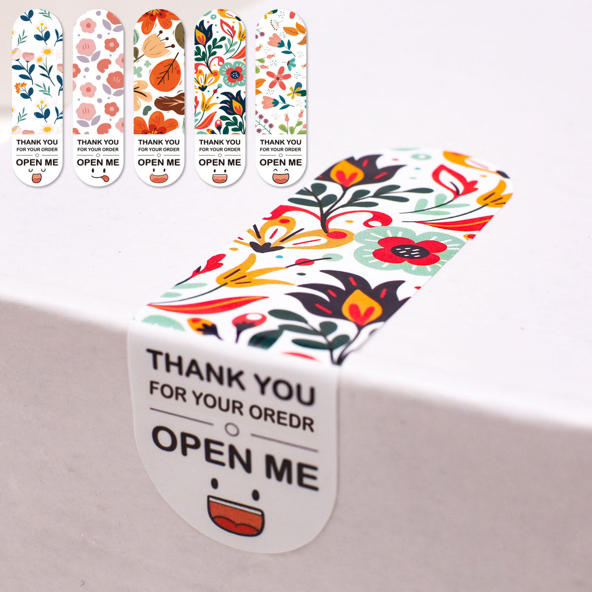 Adhesive Sticker Pack for Packaging - 100 Cute Labels for Home & Kitchen