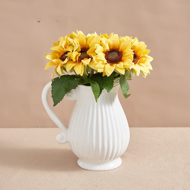 Ceramic Modern Vase for Living Room Floral Decor - Multi Styles