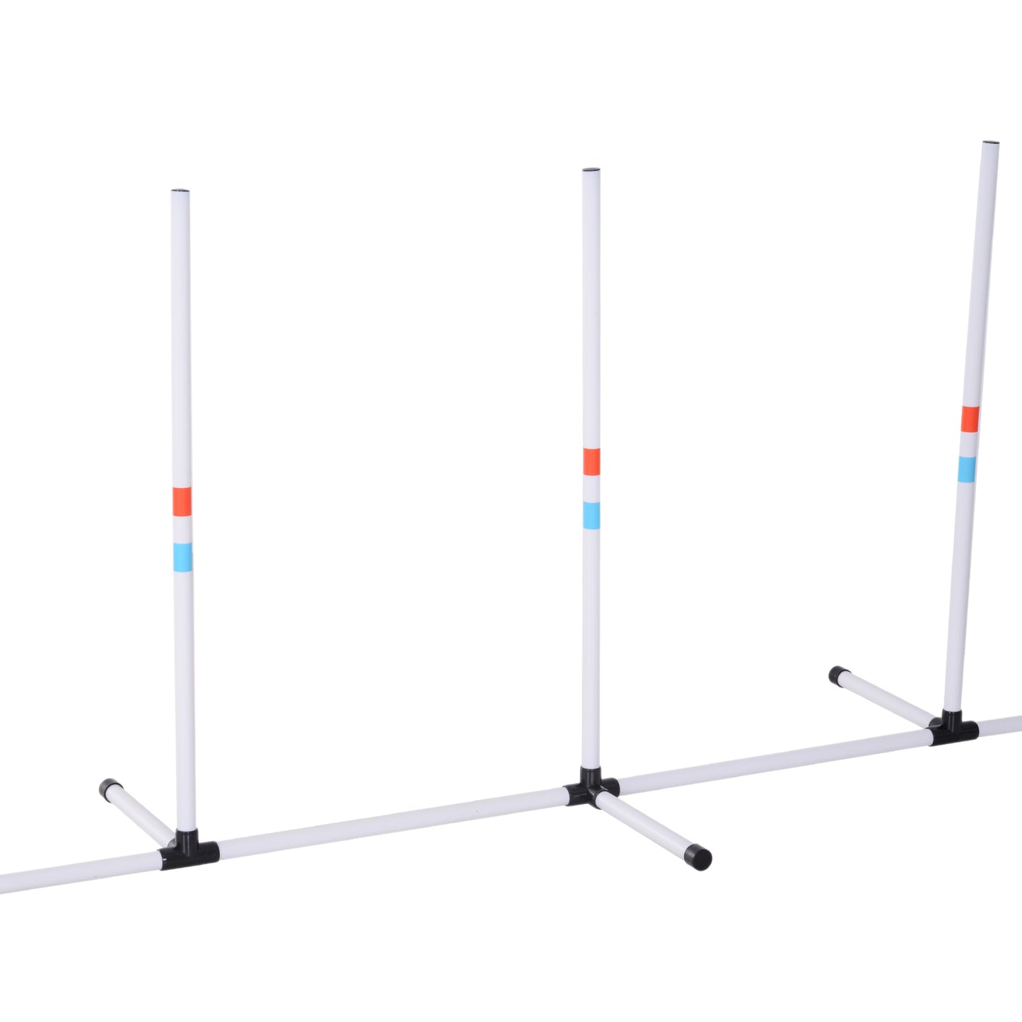 Dog Agility Poles Set - Outdoor Weave Poles for Training & Play, Includes Storage Bag