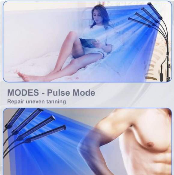 Infrared Light Therapy Lamp with Timer & Tripod - Floor Standing Physiotherapy Light