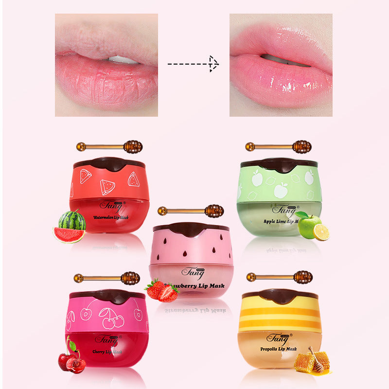 Moisturizing Lip Balm Set - Nourishing Strawberry Propolis Hydration