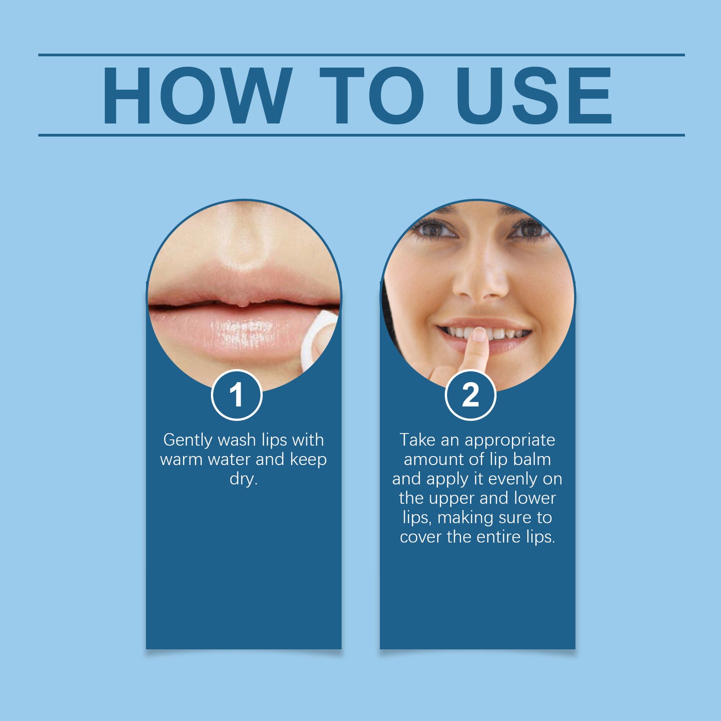 Moisturizing Lip Balm with Vitamin E & Shea Butter - Deep Hydration