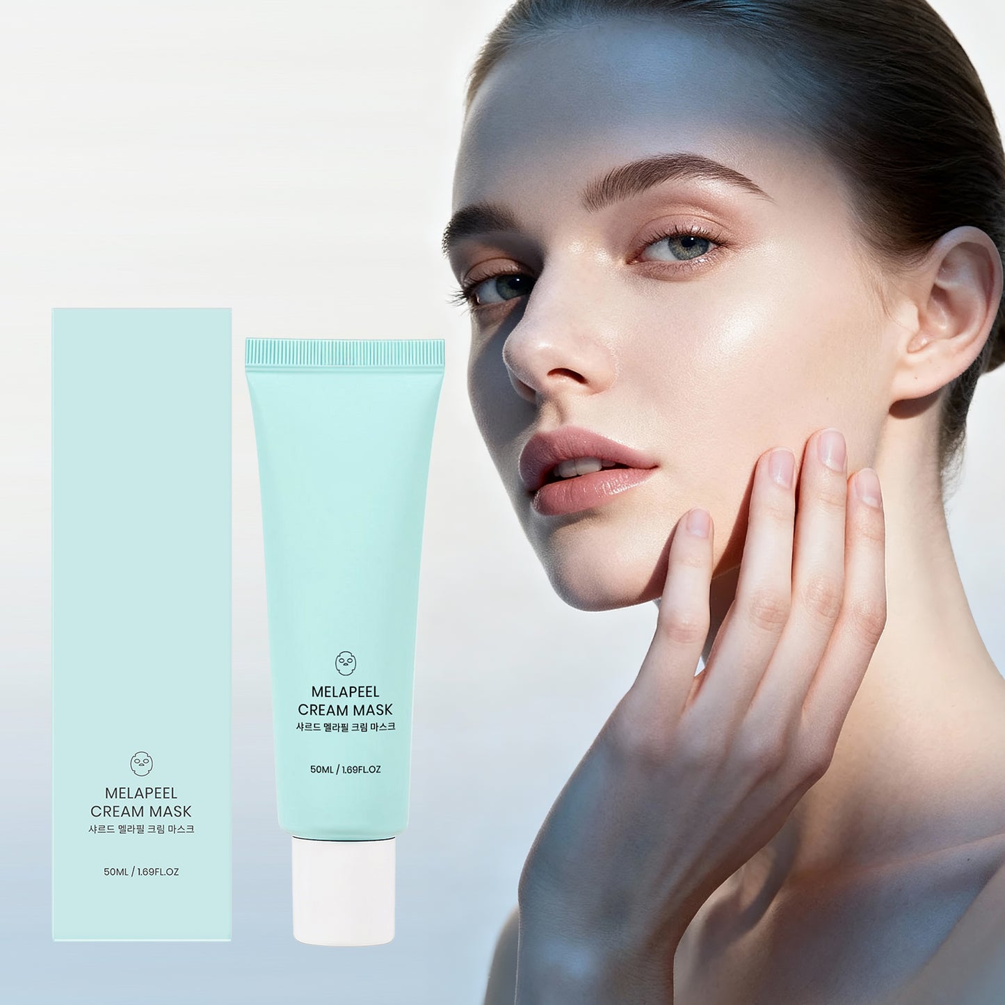 Whitening Peeling Mask for Facial Care - Brightening Skin Treatment