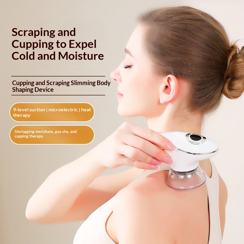 Full-Body Electric Massager with USB Charging and Multiple Speed Settings