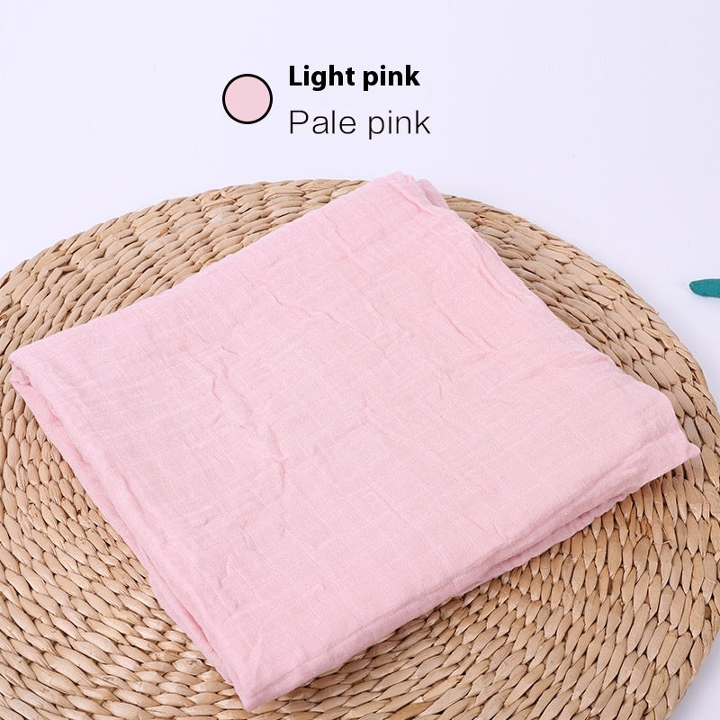 Infant Double-Layer Gauze Blanket - Soft Breathable Baby Bedding 120x120cm