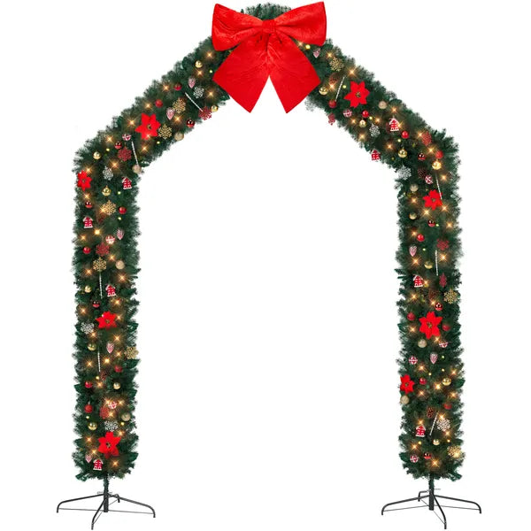 Christmas Artificial Tree Archway Decoration - PVC Holiday Entrance