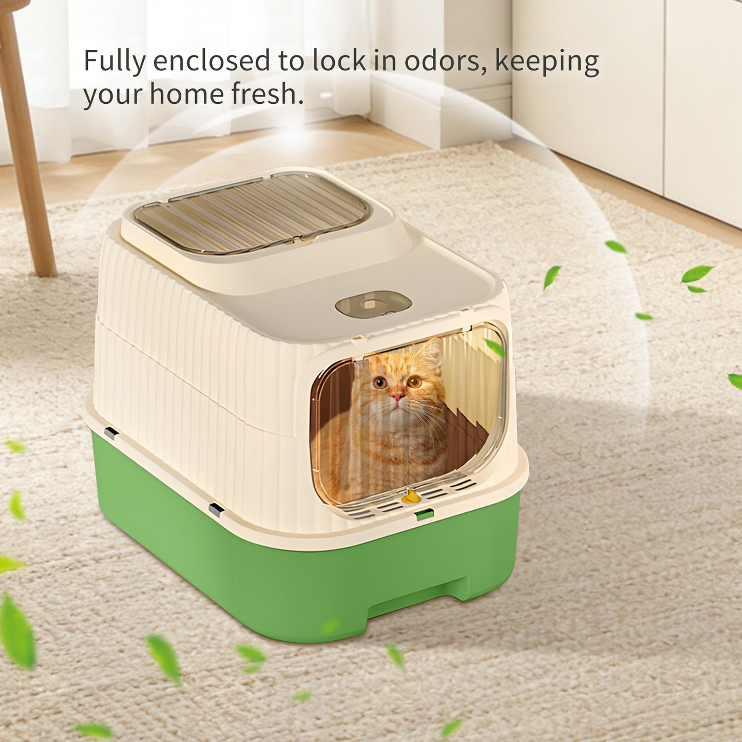 Cruiser Litter Box - Self Pickup Pet Furniture for Cats and Small Animals