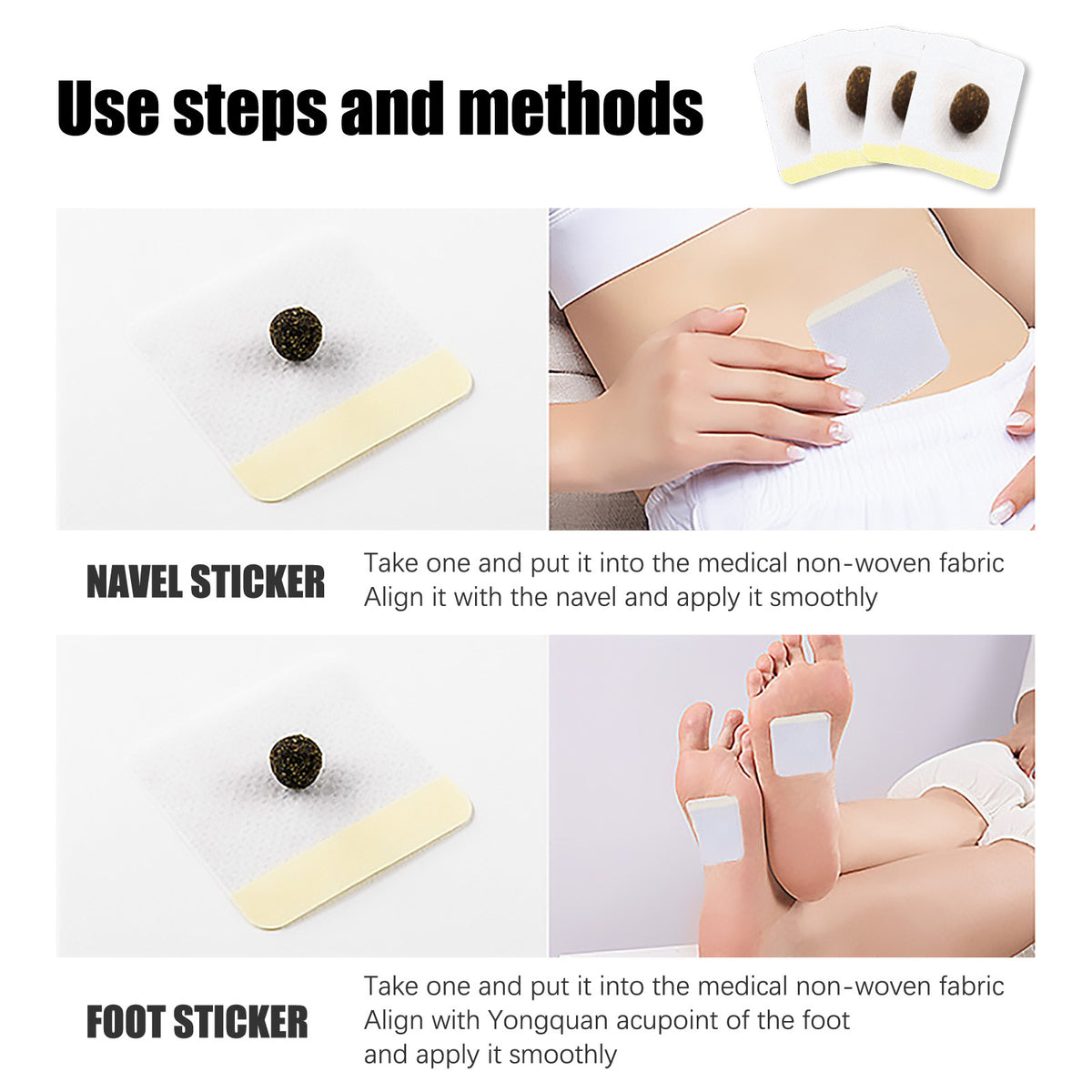 Slimming Navel Stickers Show Body Shaping Lazy